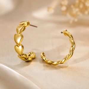 Argola Coração Lumière 18K