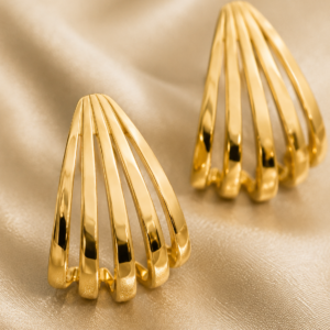 Brinco Leque Imperial 18K